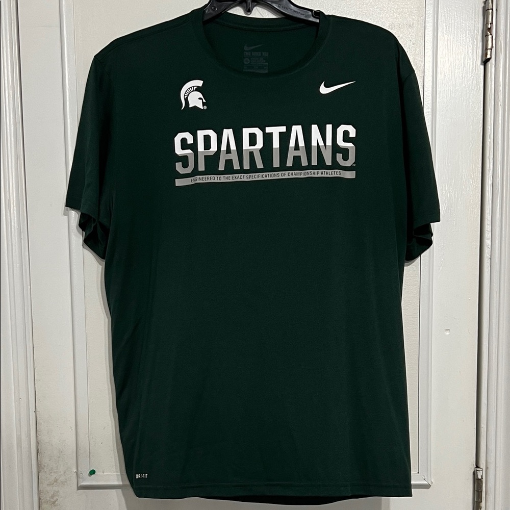 Nike Dark Green Spartans Men's Tee